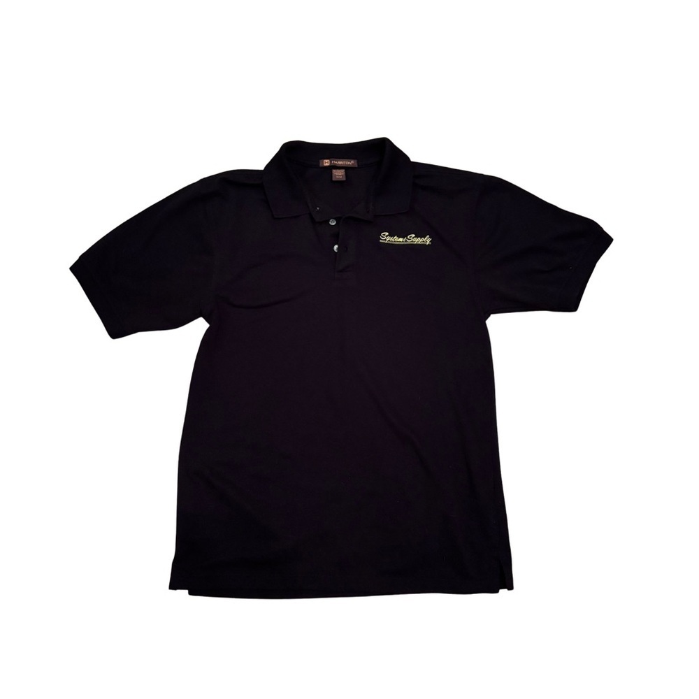 Harrington Systems Supply Black Polo Shirt